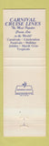 Matchbook Cover - Carnival Cruise Lines