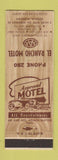 Matchbook Cover - El Rancho Motel Sedalia MO low phone #