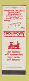 Matchbook Cover - The Colonial House Clinton MO