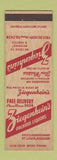 Matchbook Cover - Ziegenhein's Liquors St Louis MO