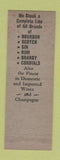 Matchbook Cover - Ziegenhein's Liquors St Louis MO