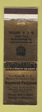 Matchbook Cover - Raymond Ferguson Insurance Houston MO