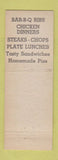 Matchbook Cover - Mary & Norman's Sedalia MO low phone #