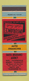 Matchbook Cover - Oates Insurance Agency Hayti MO low phone #