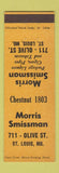 Matchbook Cover - Morris Smissman Tobacco St Louis MO