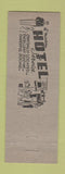 Matchbook Cover - Baker Hotel Deming NM low phone # owl