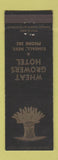 Matchbook Cover - Wheat Growers Hotel Kimball NE low phone #
