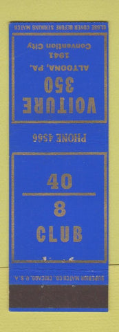 Matchbook Cover - Voiture 350 Altoona PA low phone #