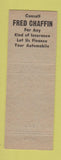 Matchbook Cover - Oates Insurance Agency Hayti MO low phone #