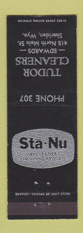 Matchbook Cover - Tudor Cleaners Sheridan NY Sta Nu low phone #