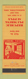 Matchbook Cover - Republic Plumbing Supply Marshalltown IA low phone #