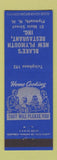 Matchbook Cover - Blake's New Plymouth Restaurant NY low phone #