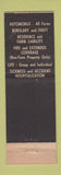 Matchbook Cover - Jason Brown Insurance Maryville MO low phone #