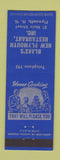 Matchbook Cover - Blake's New Plymouth Restaurant NY low phone