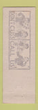 Matchbook Cover - Robison Company Frankfort IN low phone #