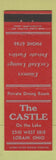 Matchbook Cover - The Castle Lorain OH