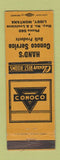 Matchbook Cover - Hand's Conoco oil gas Libby MT low phone #