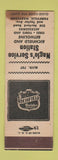 Matchbook Cover - Nagle's Richfield oil gas Betholine Parkville MD WORN STAINED