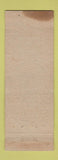 Matchbook Cover - Nagle's Richfield oil gas Betholine Parkville MD WORN STAINED