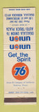 Matchbook Cover - Union 76 oil gas Ogallala NE WEAR