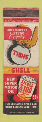 Matchbook Cover - Shell oil gas WEAR
