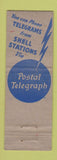 Matchbook Cover - Shell oil gas WEAR