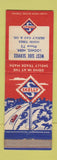 Matchbook Cover - Skelly oil gas West Side Loomis NE Hood Tires low phone # WEAR