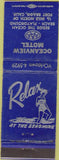Matchbook Cover - Oceanview Motel Fort Bragg CA girlie