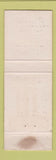 Matchbook Cover - Edgewood Union 76 oil gas Indianapolis IN WEAR