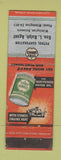Matchbook Cover - Cities oil gas Geo Ralph Wilmington DE WEAR
