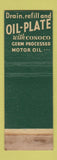 Matchbook Cover - Conoco oil gas Fred Werner Laredo TX low phone # WORN