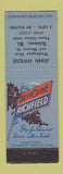 Matchbook Cover - John Owens Betholine Richfield oil gas Baltimore MD
