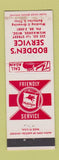 Matchbook Cover - Mobil oil gas Bodden's Milwaukee WI WEAR