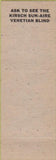 Matchbook Cover - Ulit Home Decorating Austin TX red