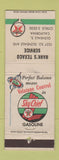 Matchbook Cover - Hank's Texaco oil gas Glendale CA WEAR