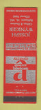 Matchbook Cover - Joeseph Wyniger Atlantic oil gas Baltimore MD WORN