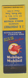Matchbook Cover - Mobil oil gas JR Overstreet Magnolia Fort Worth TX
