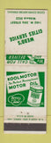 Matchbook Cover - Webb's Cities oil gas Indianapolis?
