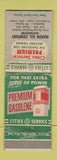 Matchbook Cover - Cities oil gas Maron Middletown CT WORN