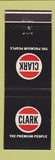 Matchbook Cover - Clark oil gas