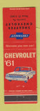Matchbook Cover - 1961 Chevrolet Sheaffer Loysville PA