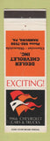 Matchbook Cover - 1966 Chevrolet Degler Oldsmobile Hamburg PA