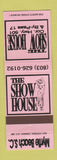 Matchbook Cover - The Show House Myrtle Beach SC Strip Club girlie
