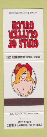 Matchbook Cover - Girls of Glitter Gulf strip club girlie Las Vegas NV