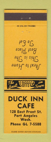 Matchbook Cover - Duck Inn Cafe Port Angeles WA