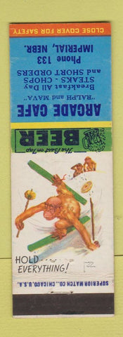 Matchbook Cover - Arcade Cafe Imperial NE low phone #