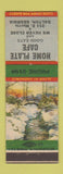 Matchbook Cover - Home Plate Cafe Dalton GA