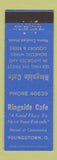 Matchbook Cover - Ringside Cafe Youngstown OH