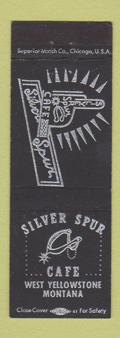 Matchbook Cover - Silver Spur Cafe West Yellowstone MT