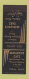 Matchbook Cover - Sherlock's Cafe Sidney MT
